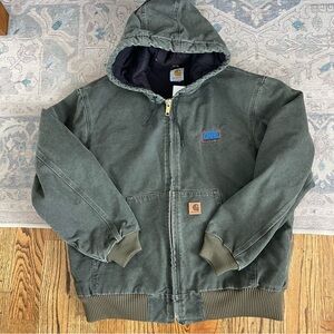 Carhartt Vintage Hooded Work Jacket Large